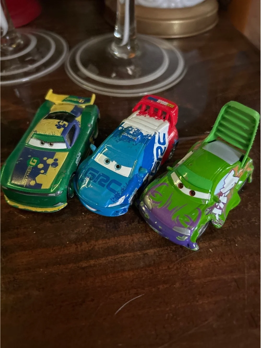 Set of 3 Disney Pixar Cars Diecast Toy Cars